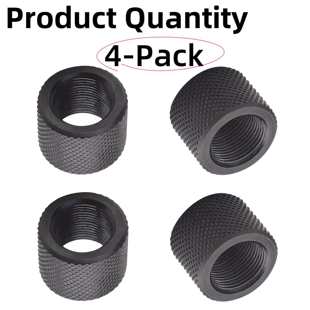 Thread Protector for .22LR .223 & 5.56 1/2 x 28 x 28, black