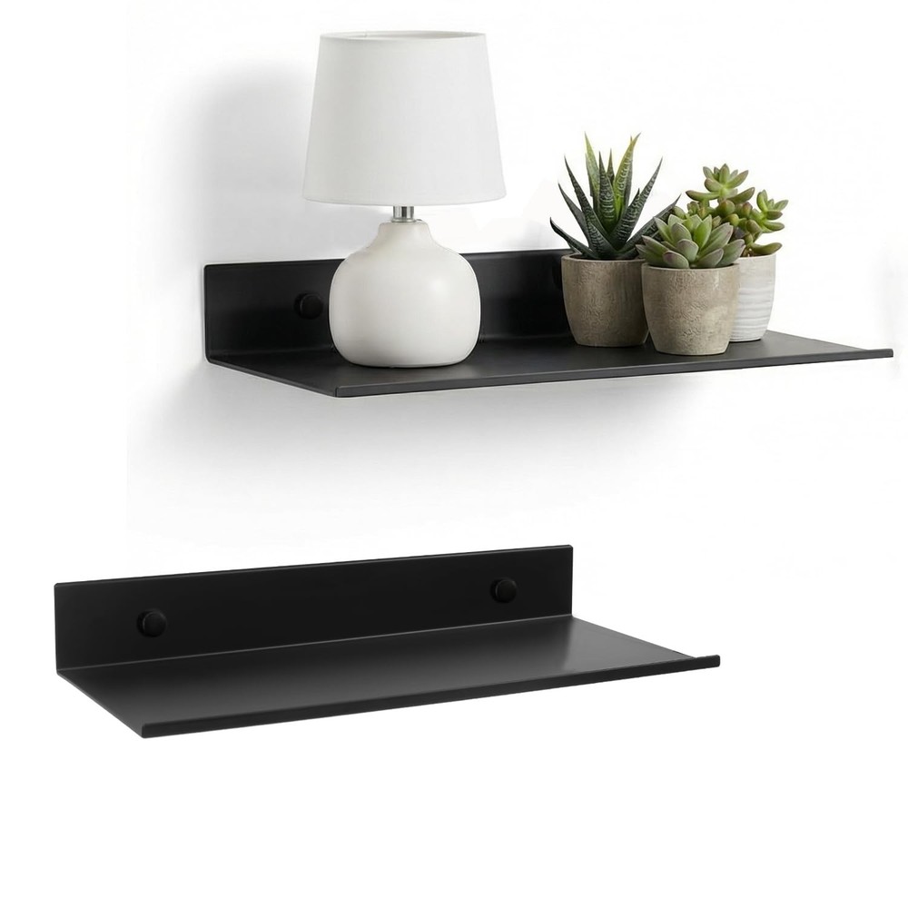 Small Decor Shelves, Mini Floating Display Wall Shelf for Smart Speaker Colle...