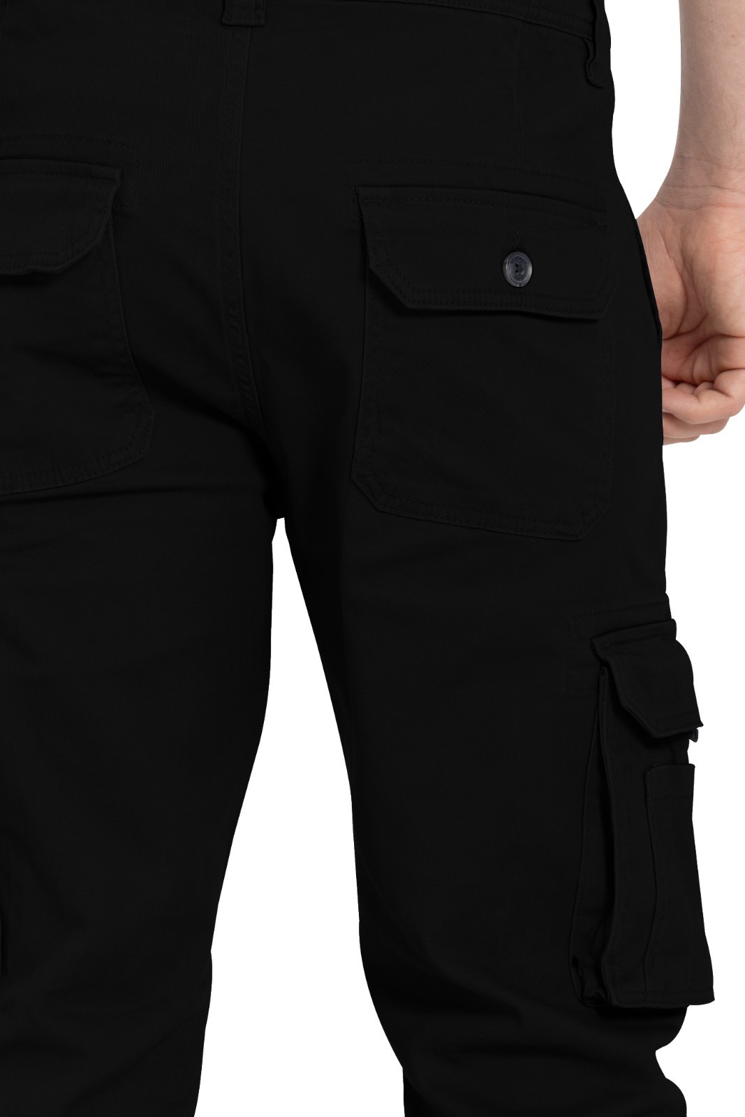 Men's Flex Cargo Trousers Heavy Duty Stretch Casual Pants