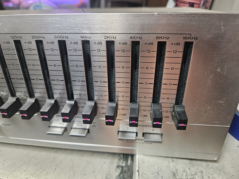 Vintage BSR EQ-110X Stereo Frequency Equalizer