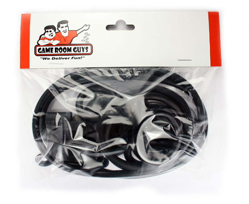 Williams High Speed Pinball Machine Replacement Repair Rubber Ring Kit Black