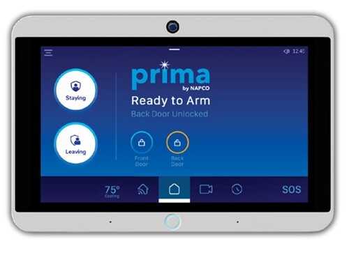 6-Piece Prima security system Kit with built-in Cellular module and HD Doorbell
