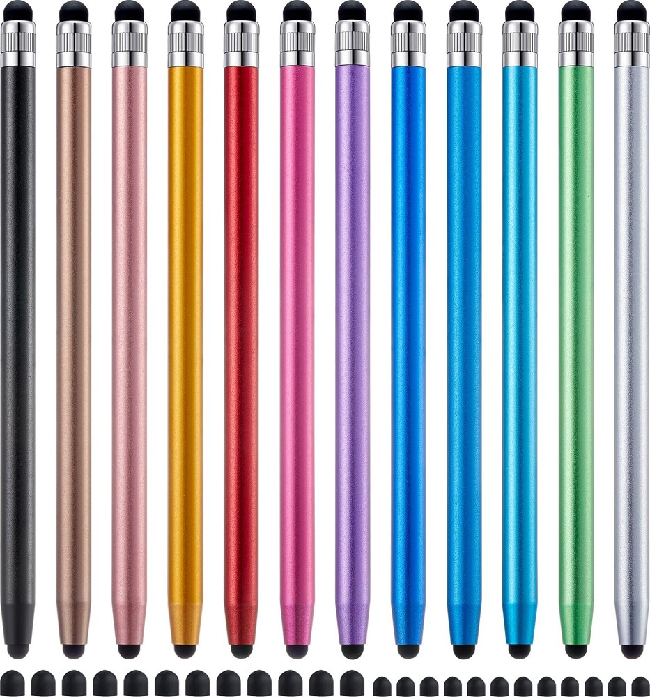 12Pcs Stylus Pen for Touchscreen, 2in1 High Precision & Sensitivity Stylus Pe...
