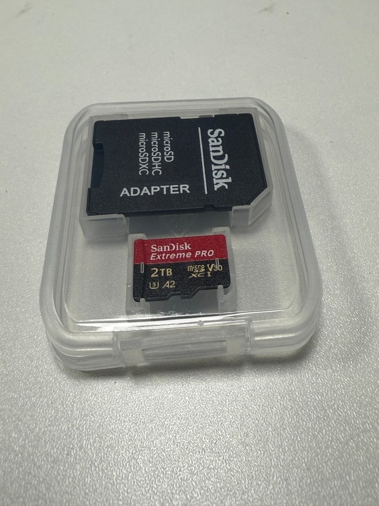 SanDisk Extreme Pro 2TB UHS Speed Class 3 microSDXC Memory Card