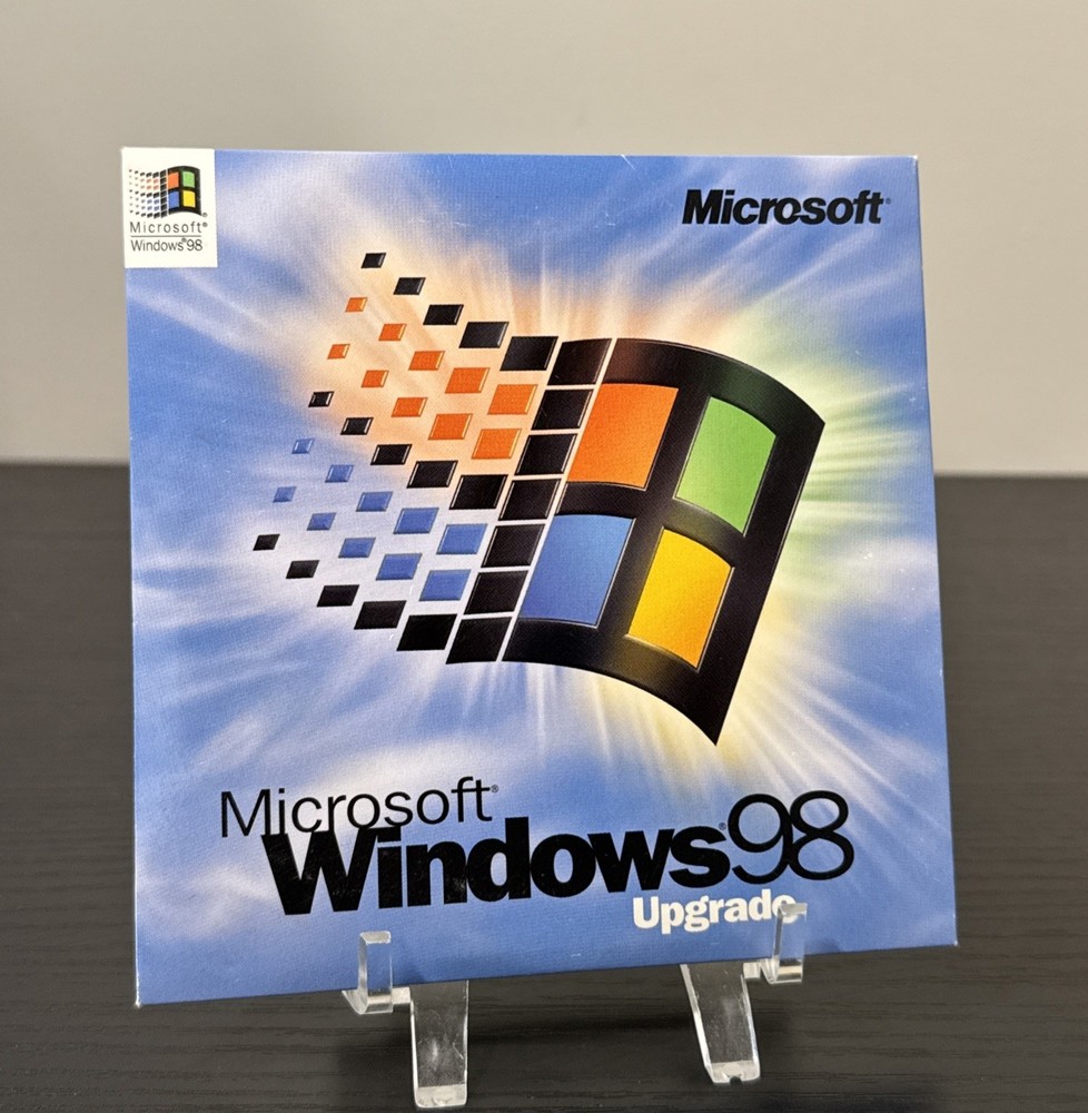 Microsoft Windows 98 Second Edition Upgrade Original Disc & Factory Sealed