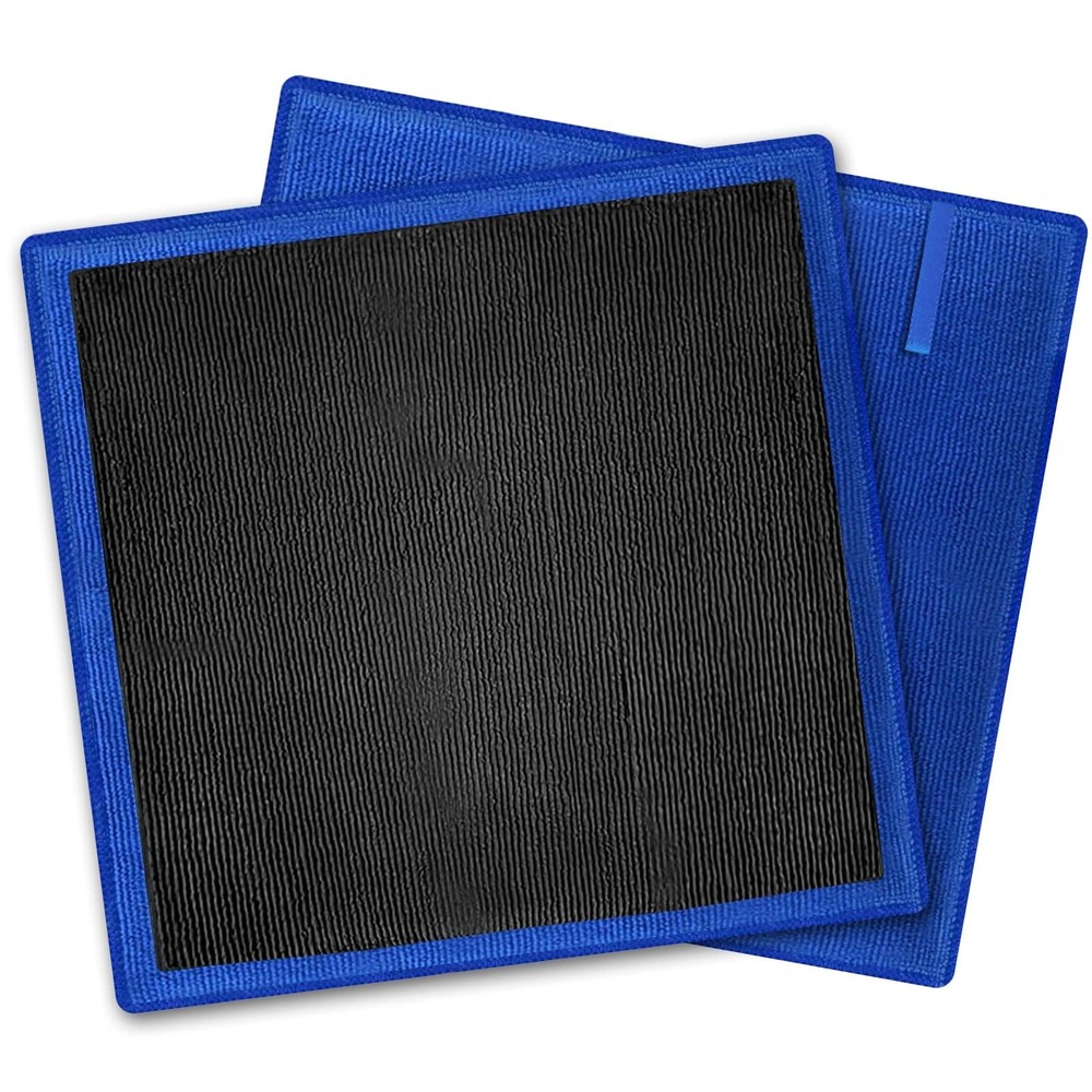 TOLDATLI Clay Towel 2 Pack Auto Detailing - Fine Grade 2 Pack, Blue