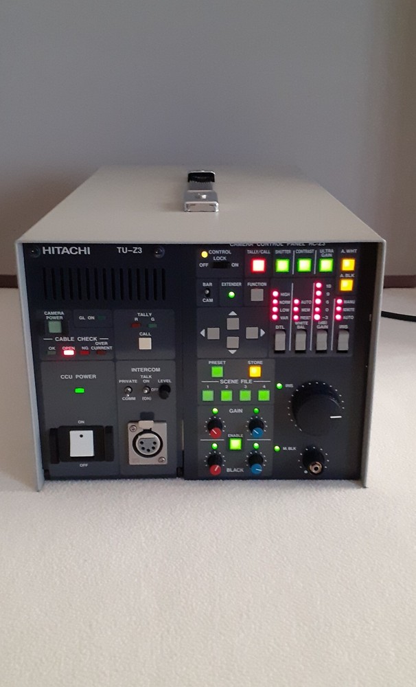 Hitachi Triax Base Station TU-Z3 & Camera Control Panel RC-Z3