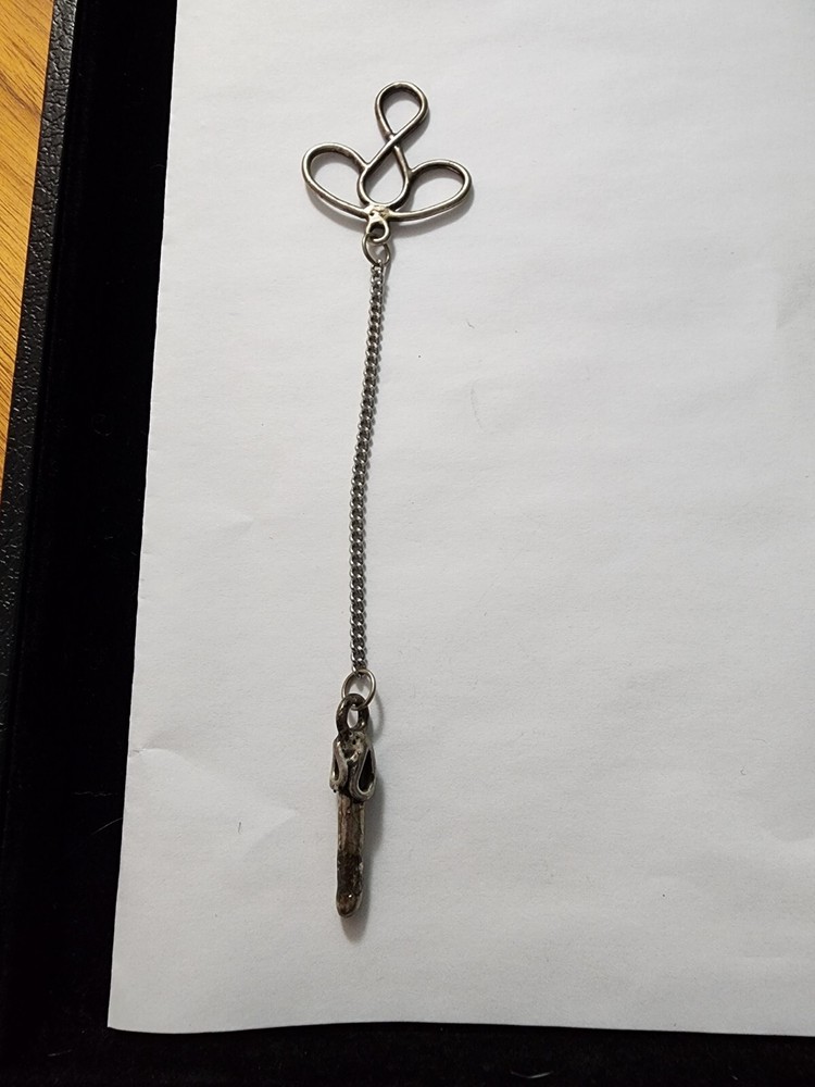 Handmade Sterling Silver Pendulum - Lotus Position (LP1)