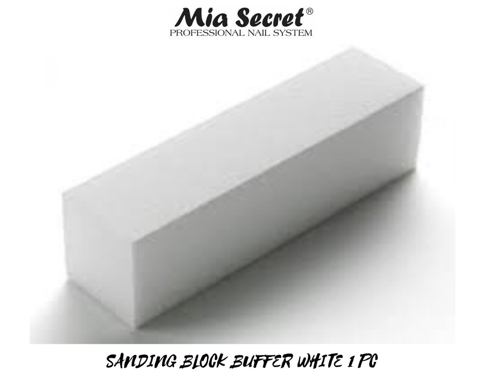 Mia Secret - SANDING BLOCK BUFFER - WHITE (SB-WH)