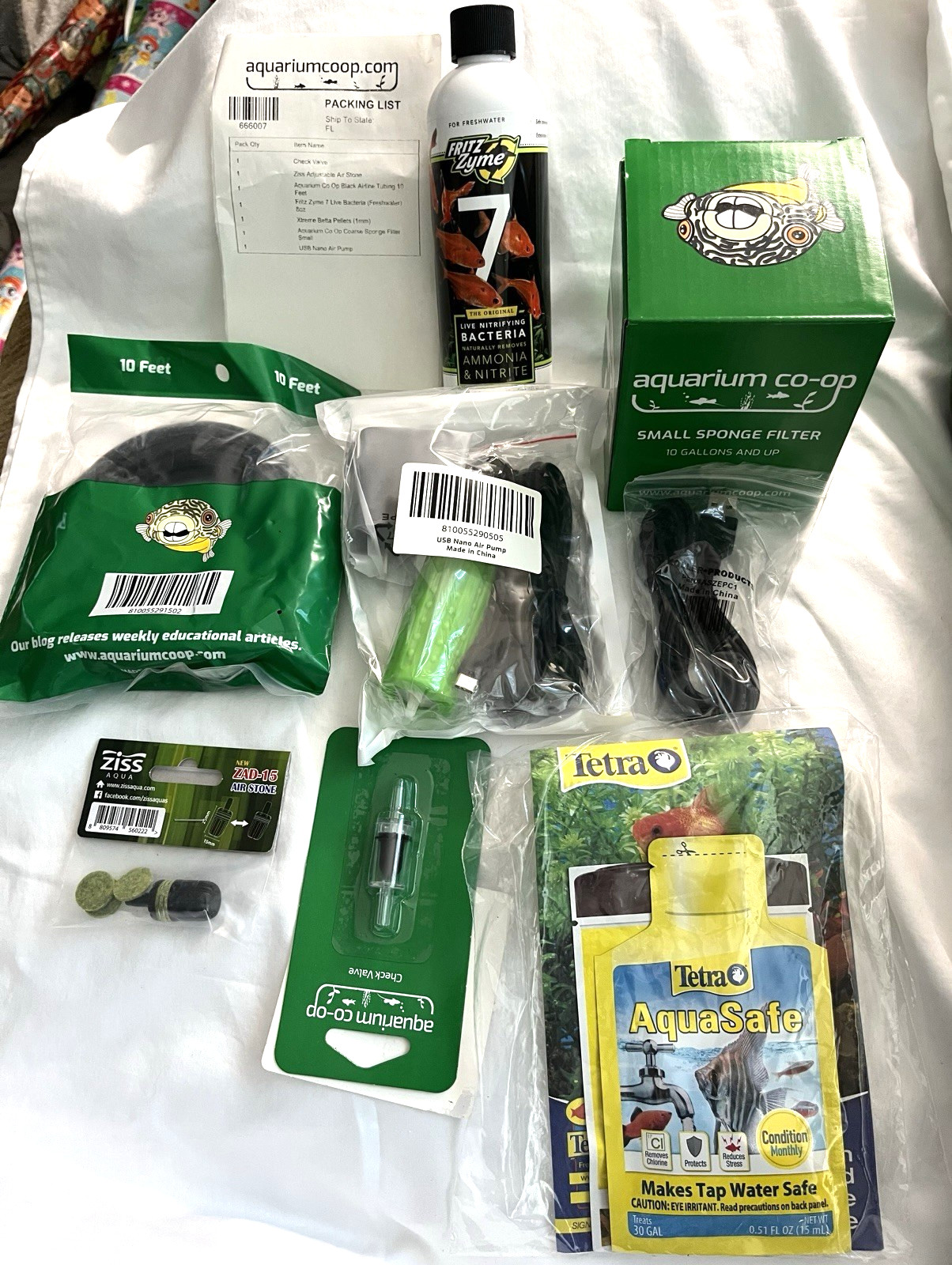 Lot New Aquarium Supplies