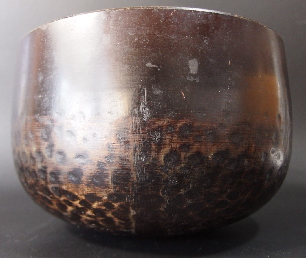 or25116 JAPANESE BUDDHIST SINGING BOWL ORIN GONG 18.1 cm /7.1 inch Width VINTAGE