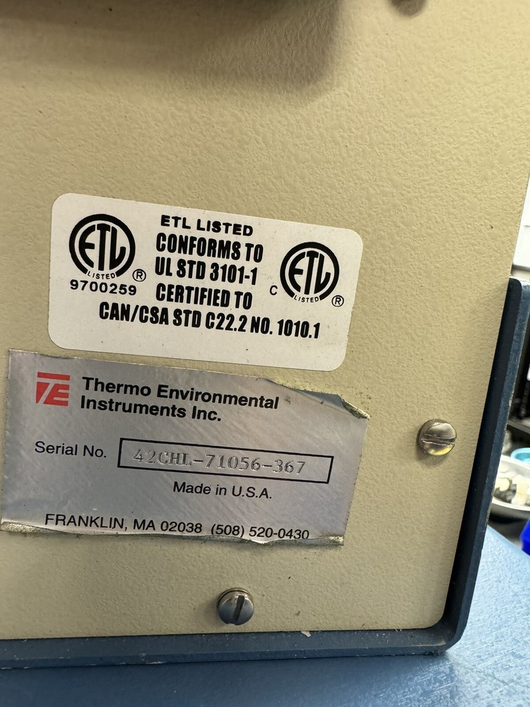 Thermo 41C High level CO2 Analyzer (working - no alarms)