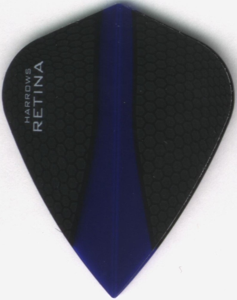 Dark Blue RETINA Kite Dart Flights: 3 per set