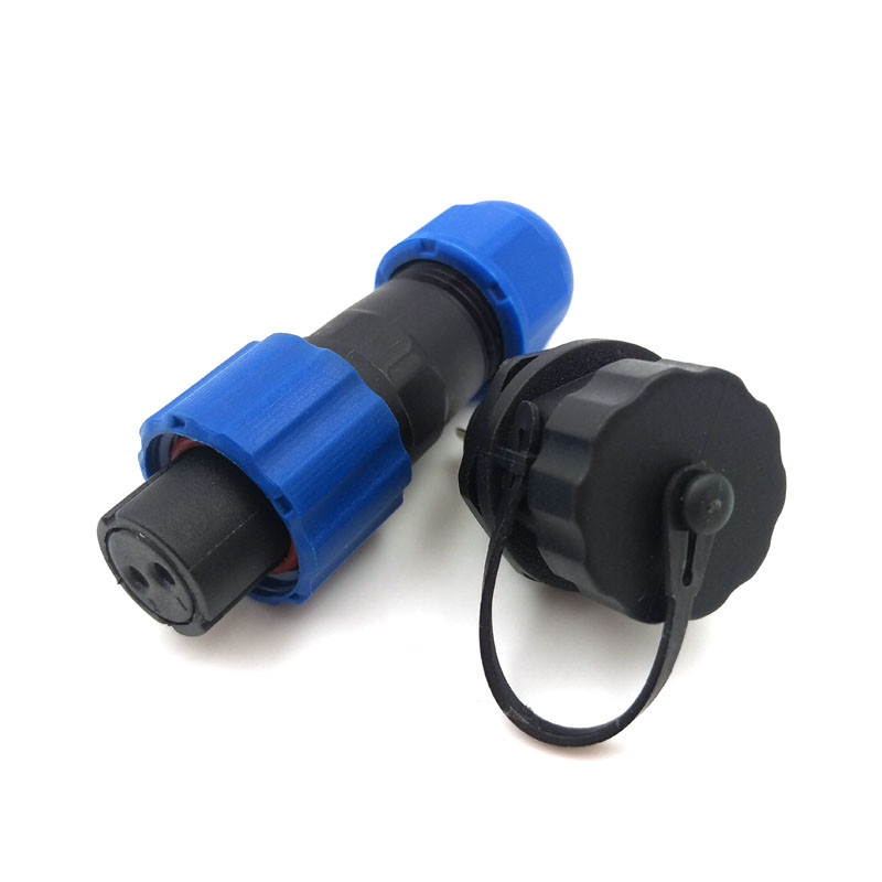 SD13 10A 2pin Waterproof Panel Connector Plug Socket,LED Light Cable Connector