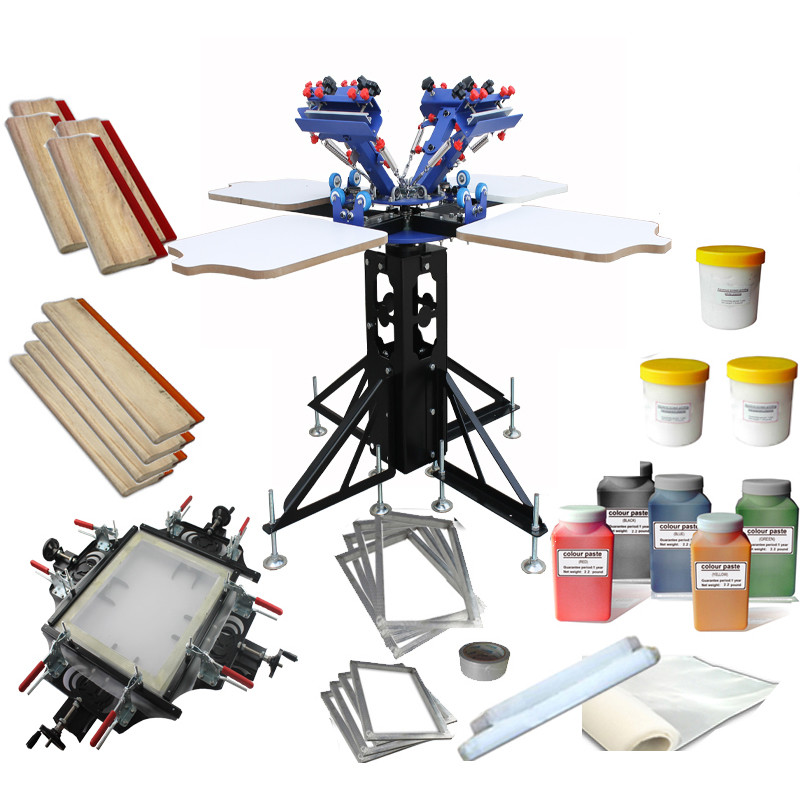 Screen Printing Machine & Materials Tools Kit Regist Press Screen Stretcher Ink