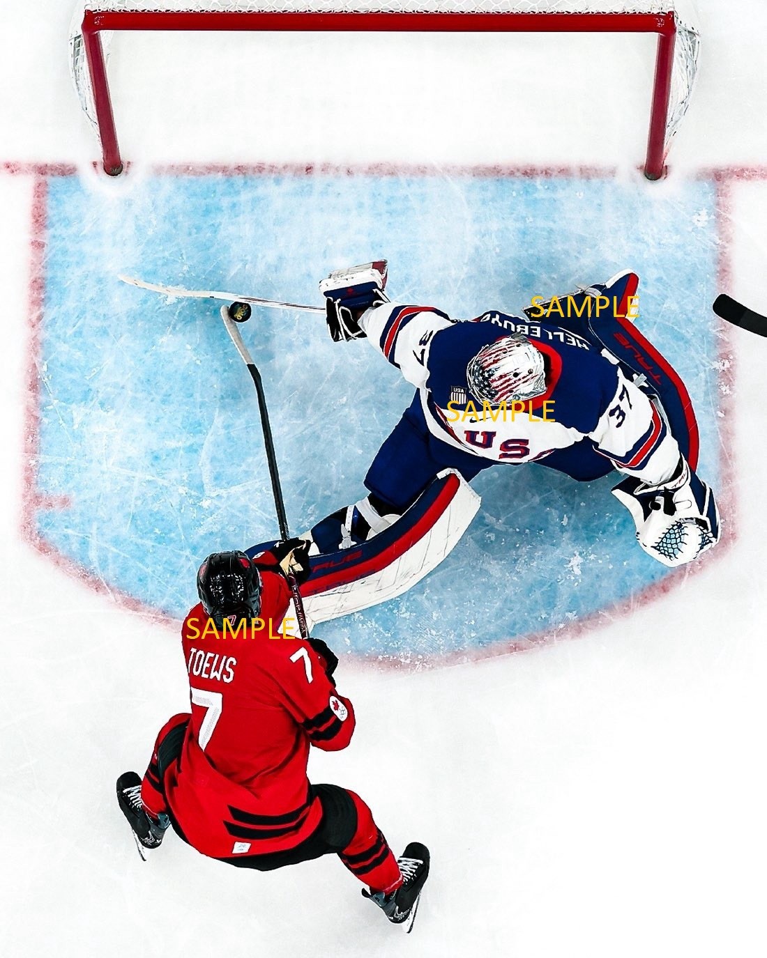 CONNOR HELLEBUYCK GLOSSY 8X10 REPRINT PHOTO TEAM USA HOCKEY GOLD MEDAL MAN CAVE