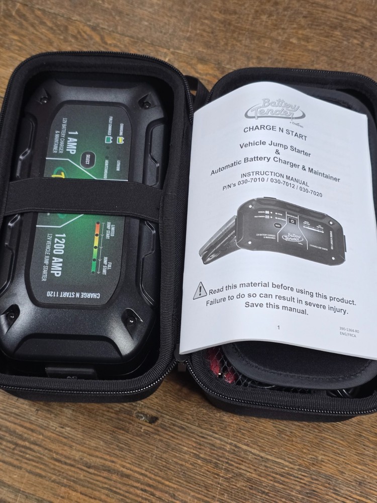 ⚡ Battery Tender Charge N Start 1120 Smart 1200A Battery Charger Jump Starter