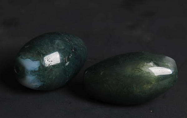 Charm Seaweed Agate Green Beads! Prayer Auspicious
