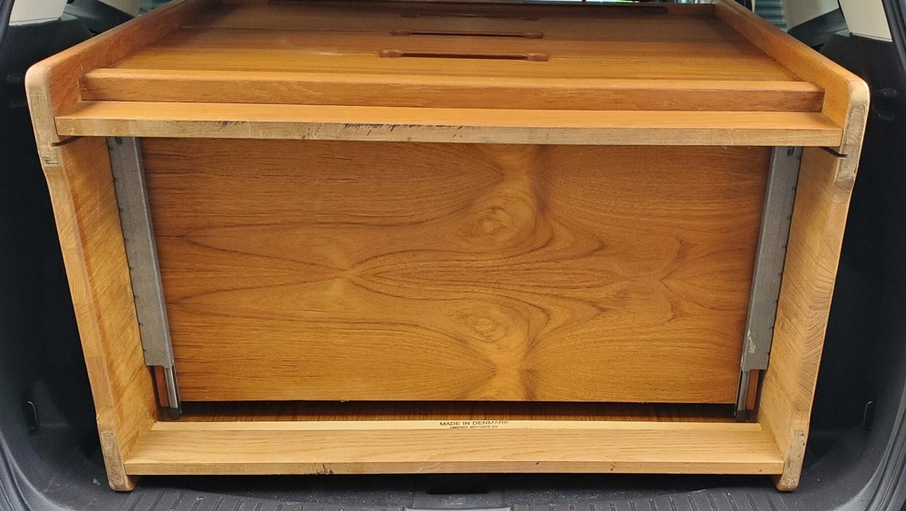 Danish Modern Roll Top Desk Langeskov Mobelfabrik