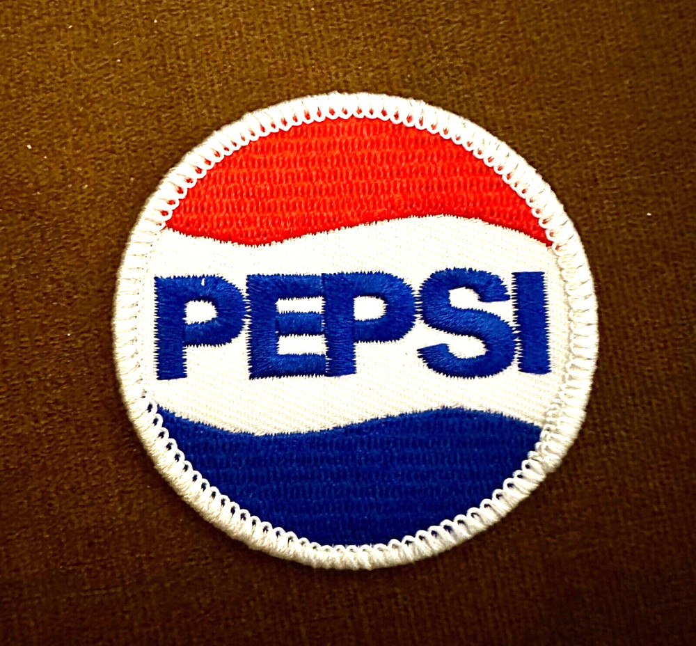 FABULOUS PEPSI IRON-ON EMBROIDERED PATCH...