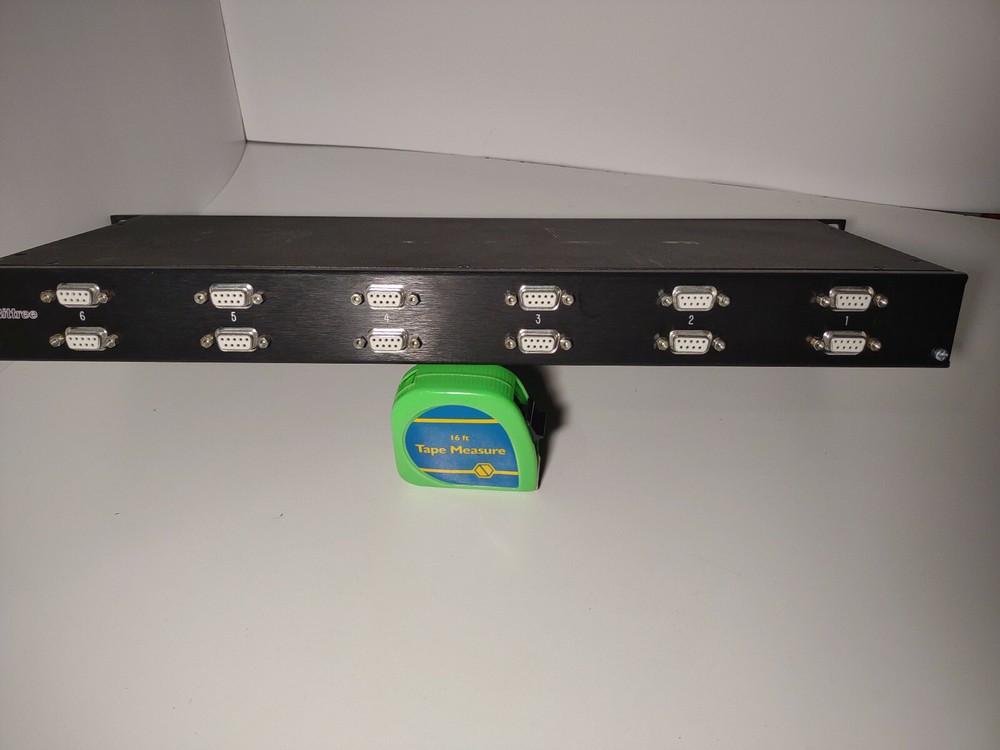 Bittree® Programmable RS-422 Patchbay 1 RU with DE-9 Rear Interface