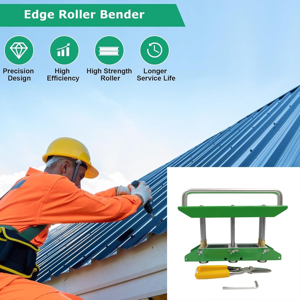 Three-Station Steel Edge Roller Bender 0-90° Angle Adjustable Bengding Rang