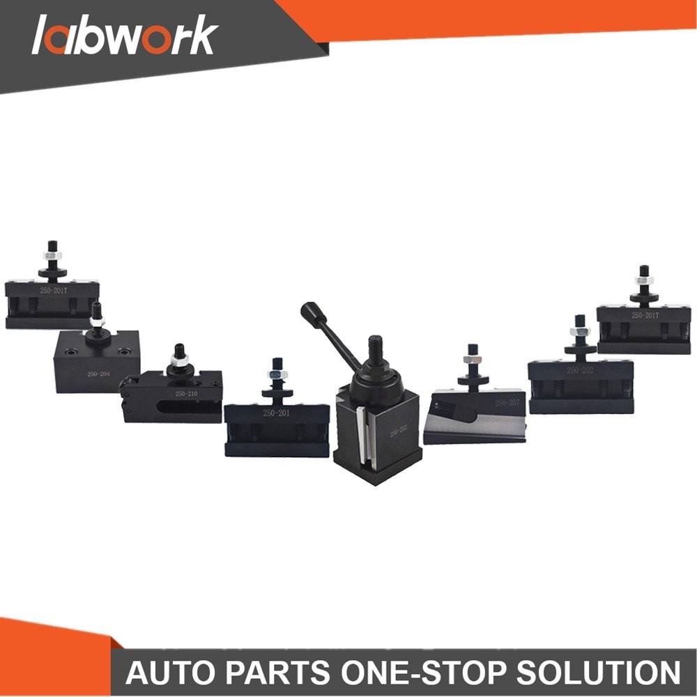 Labwork 7 Pack BXA 250-222 Wedge Type Tool Post For Lathe 10 - 15" Tool Holders