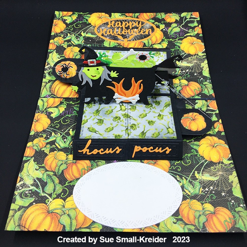Karen Burniston Die 1243 Small Script - Halloween