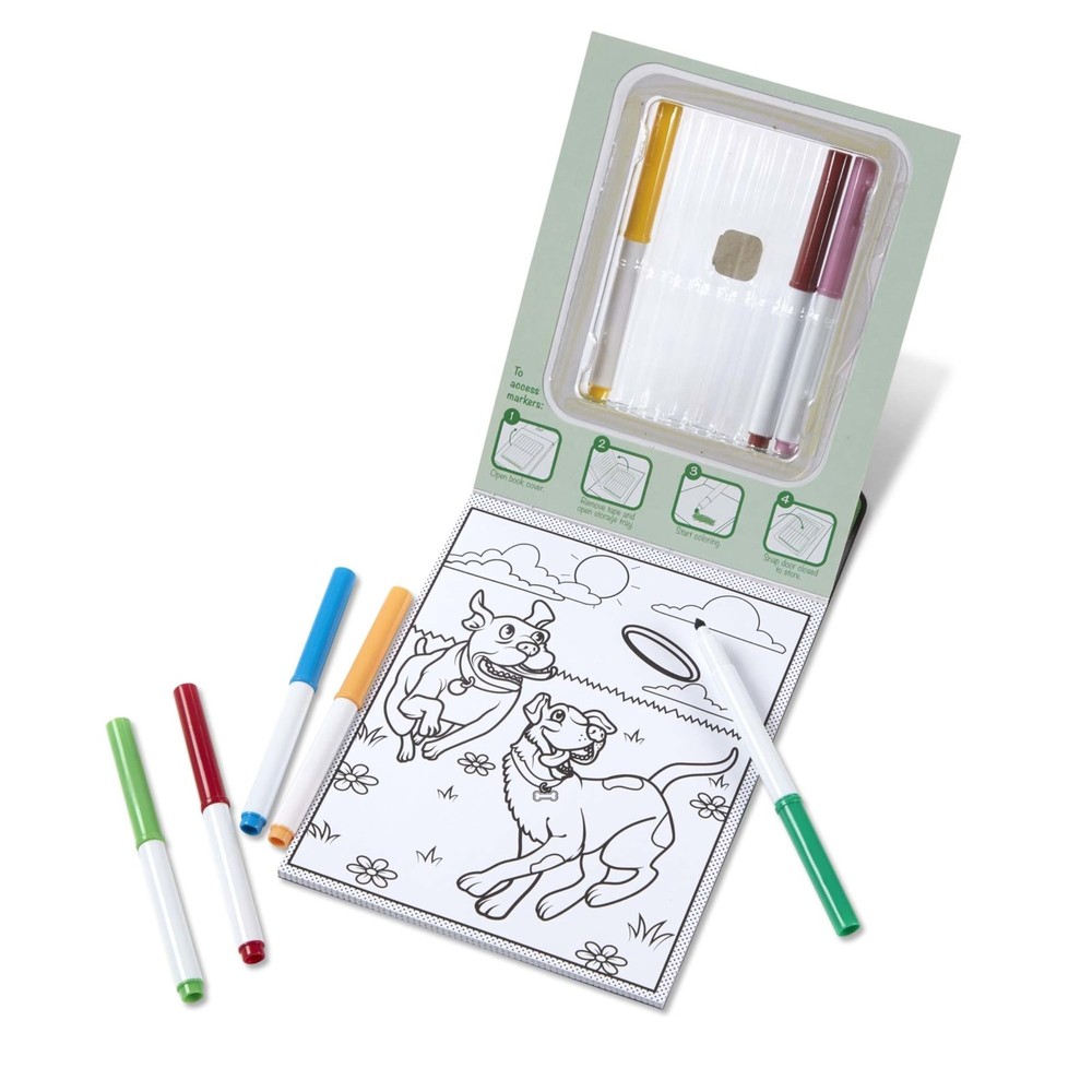 MELISSA & DOUG Magic Pattern Colouring Pad Pets, 1 EA