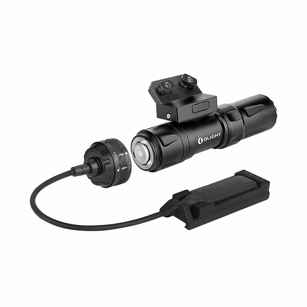 OLIGHT Odin Mini 1250 Lumen M-LOK Rail Mounted Tactical Light, Black& Desert Tan