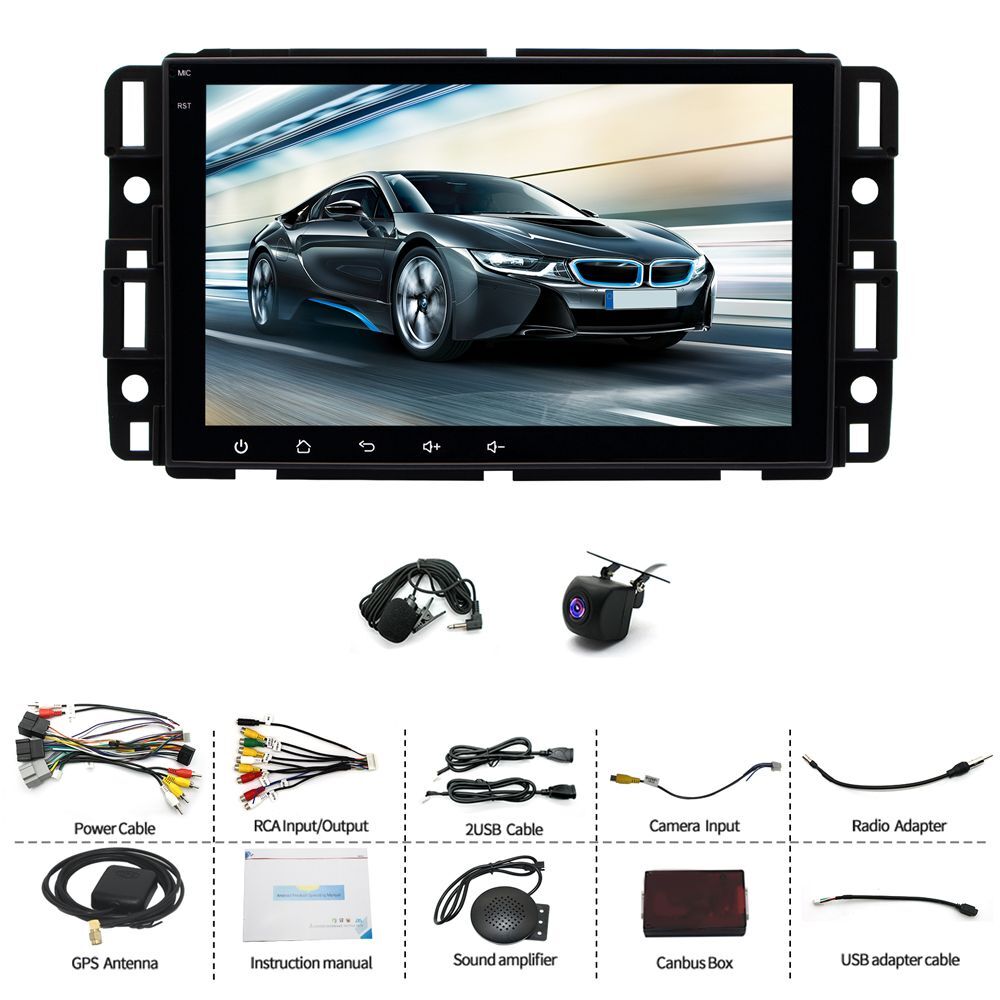 Upgraded Head Unit Radio for Chevrolet GMC 8"