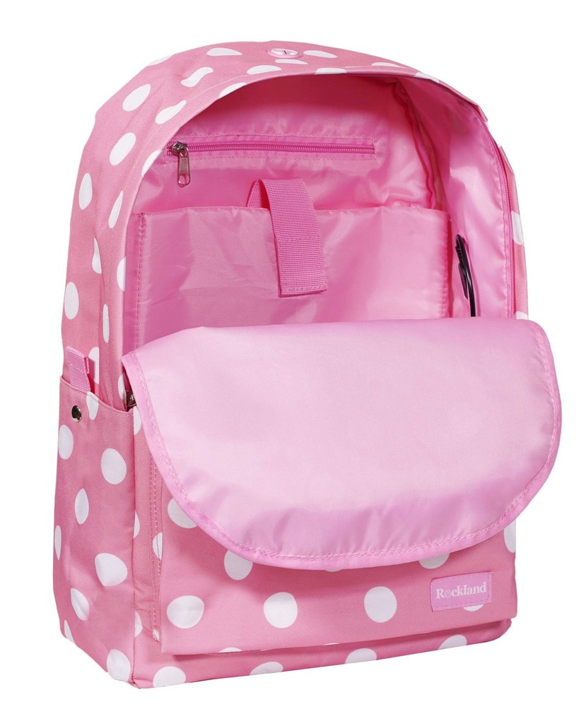 Classic Laptop Backpack Large Pinkdot