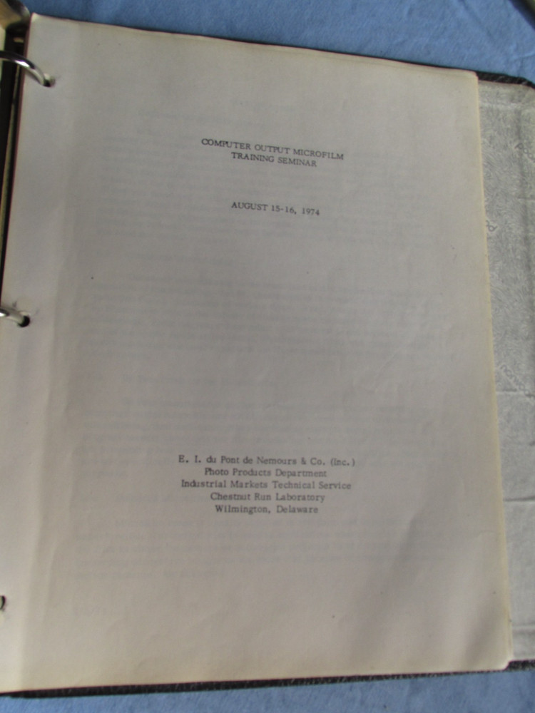 1976 USAF School of Applied Technical Training Manuals Micrographic techniques