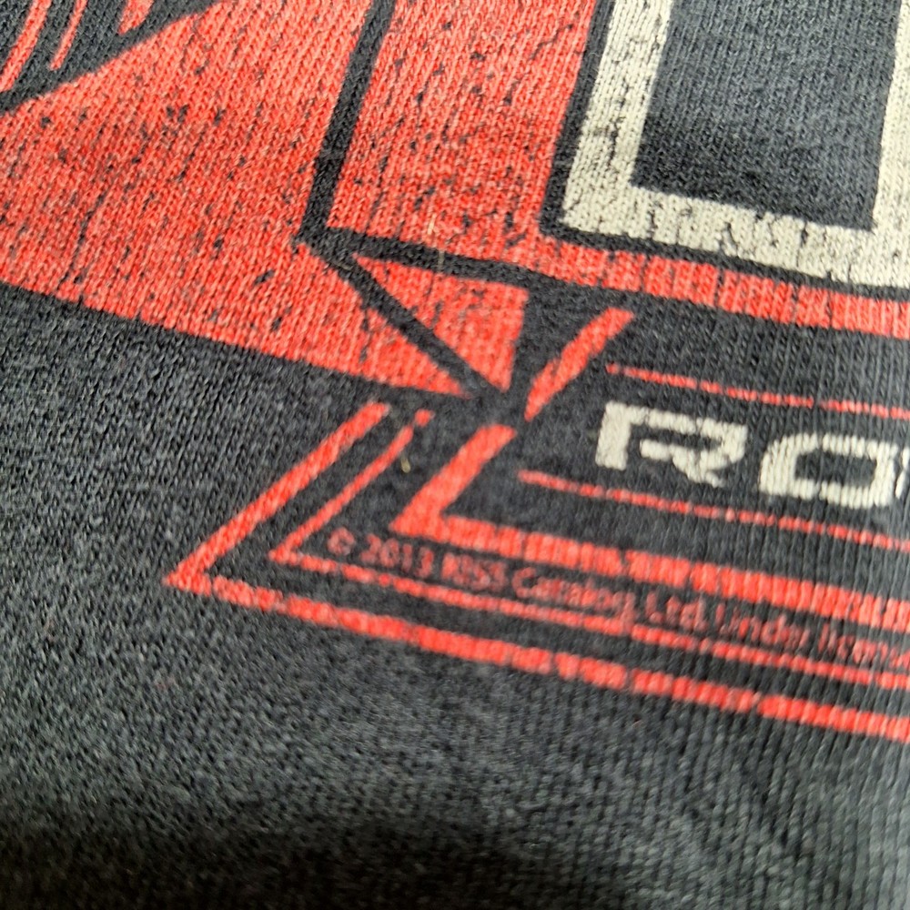 KISS SHIRT PRE-OWNED ROCK AND ROLL OVER 2XL 2013