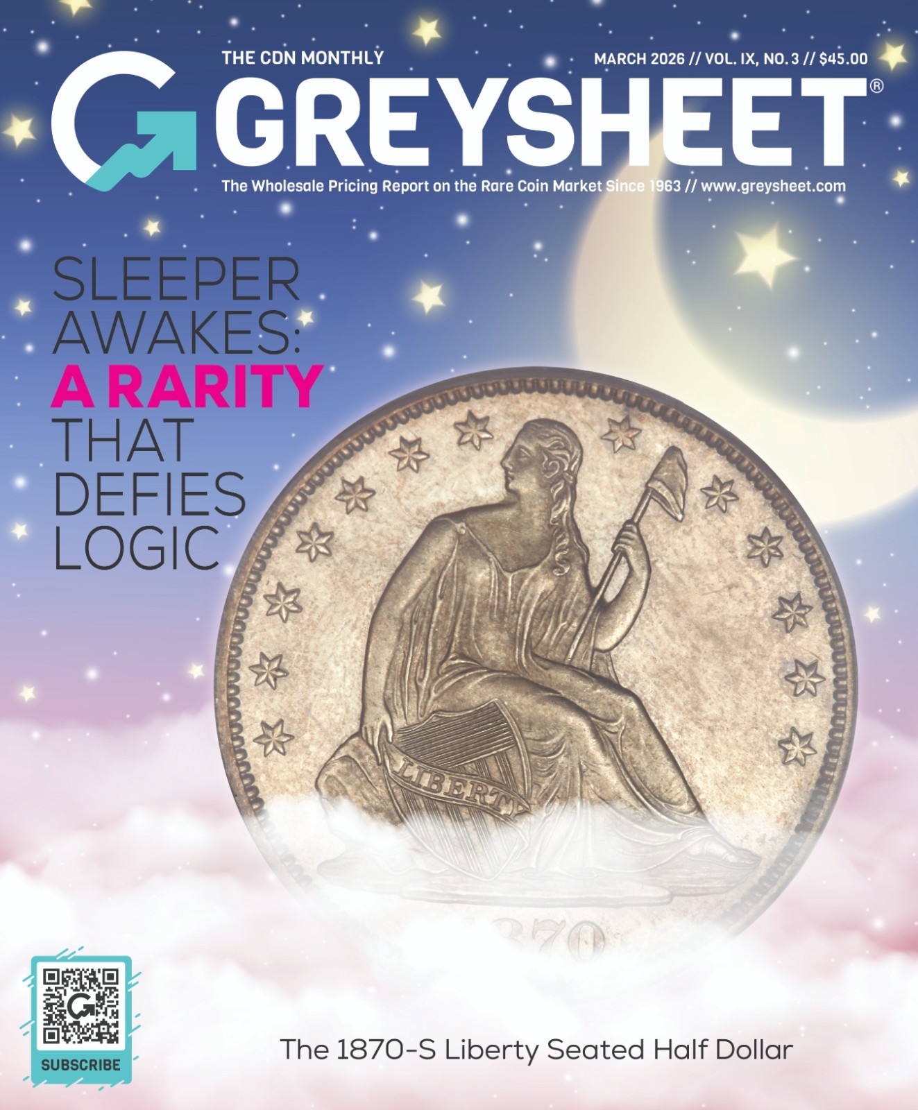 March Greysheet Publication -  Wholesale US Coins Price Guide 2026