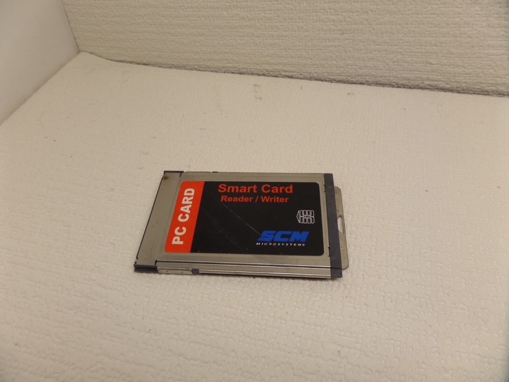 SCM SCR201 SCR-201 Smart PC Card PCMCIA Reader/Writer