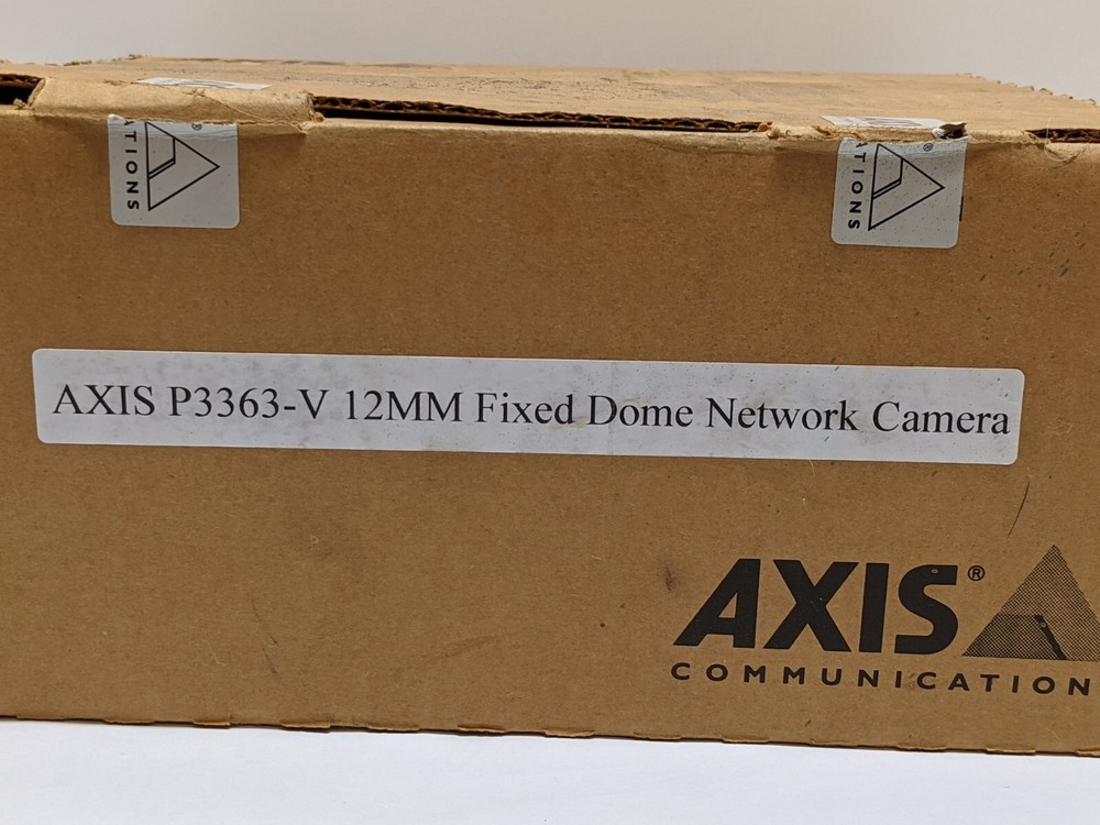 AXIS P3363-V 12MM Fixed Dome Network Camera (NEW).