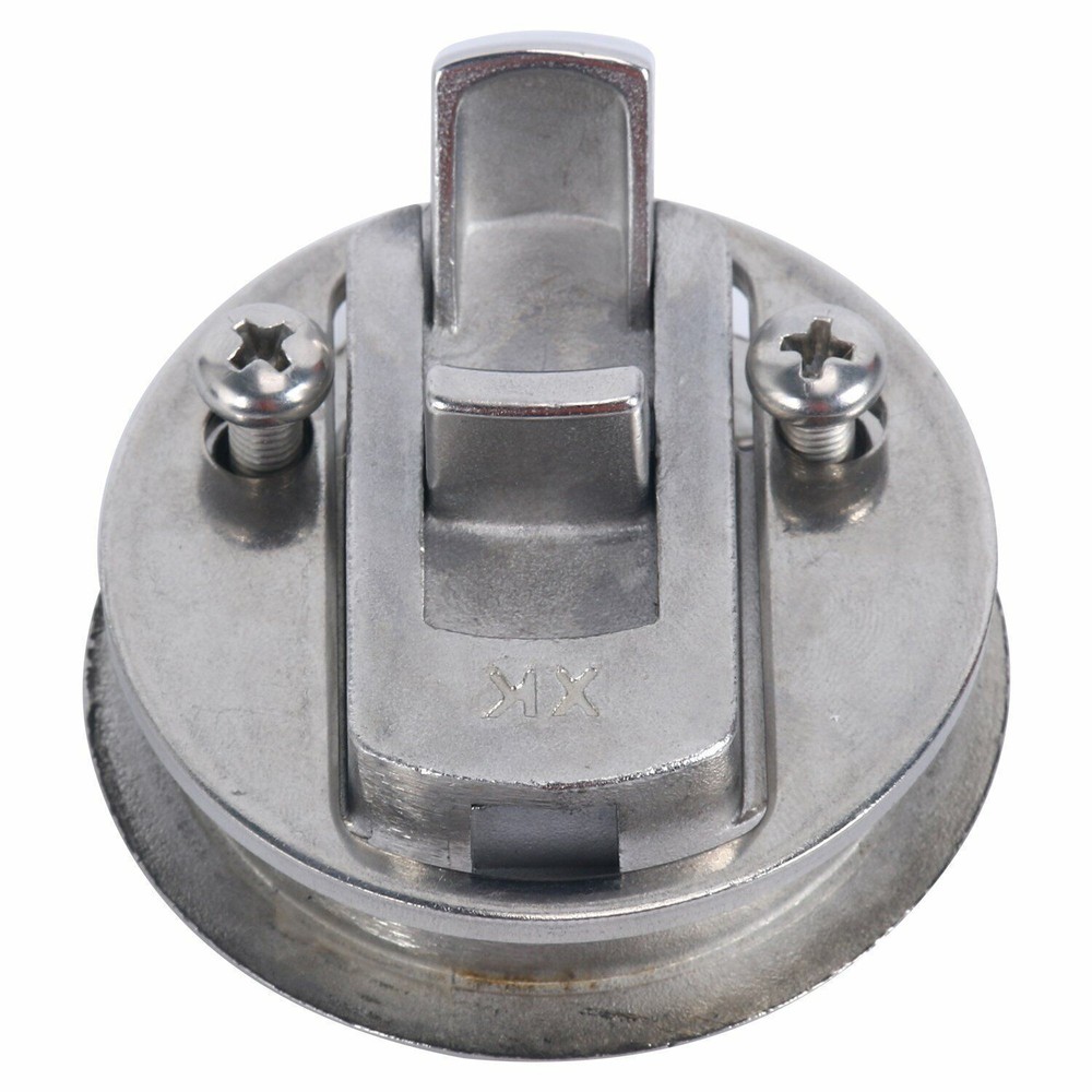 2" Marine Boat Stainless Steel Flush Pull Hatch Latch Non Locking Flush Mounted