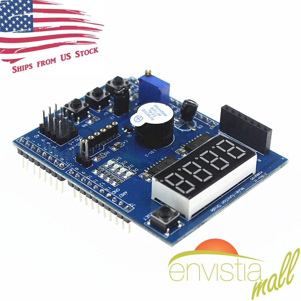 Multi-Function Prototyping / Expansion Shield For Arduino UNO LEONARDO MEGA2560