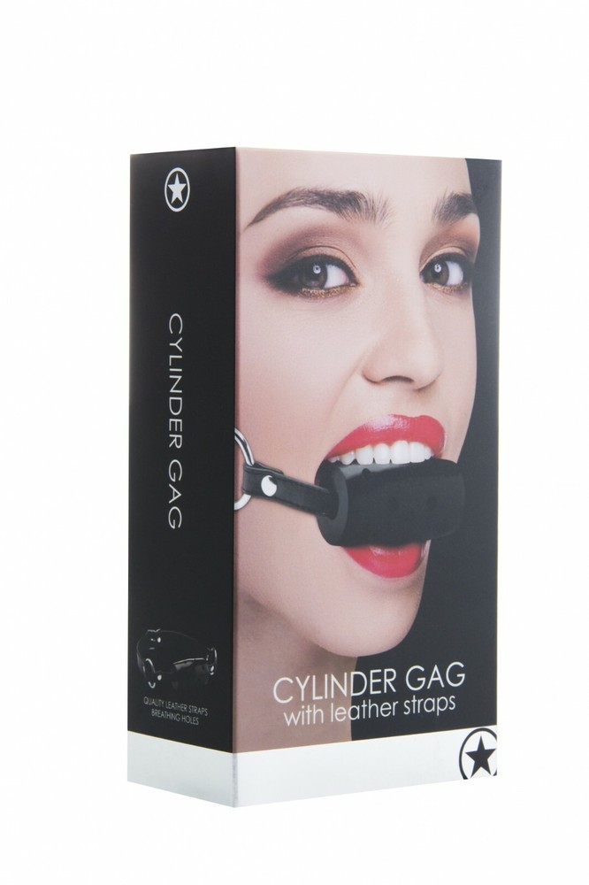 Ouch! Cylinder Gag - Black