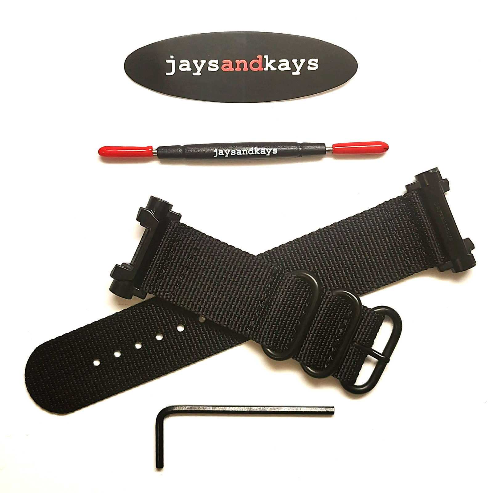 JaysAndKays® GW9500 Metal Adapters Kit for Casio GShock GW-9500 G-Shock MUDMAN