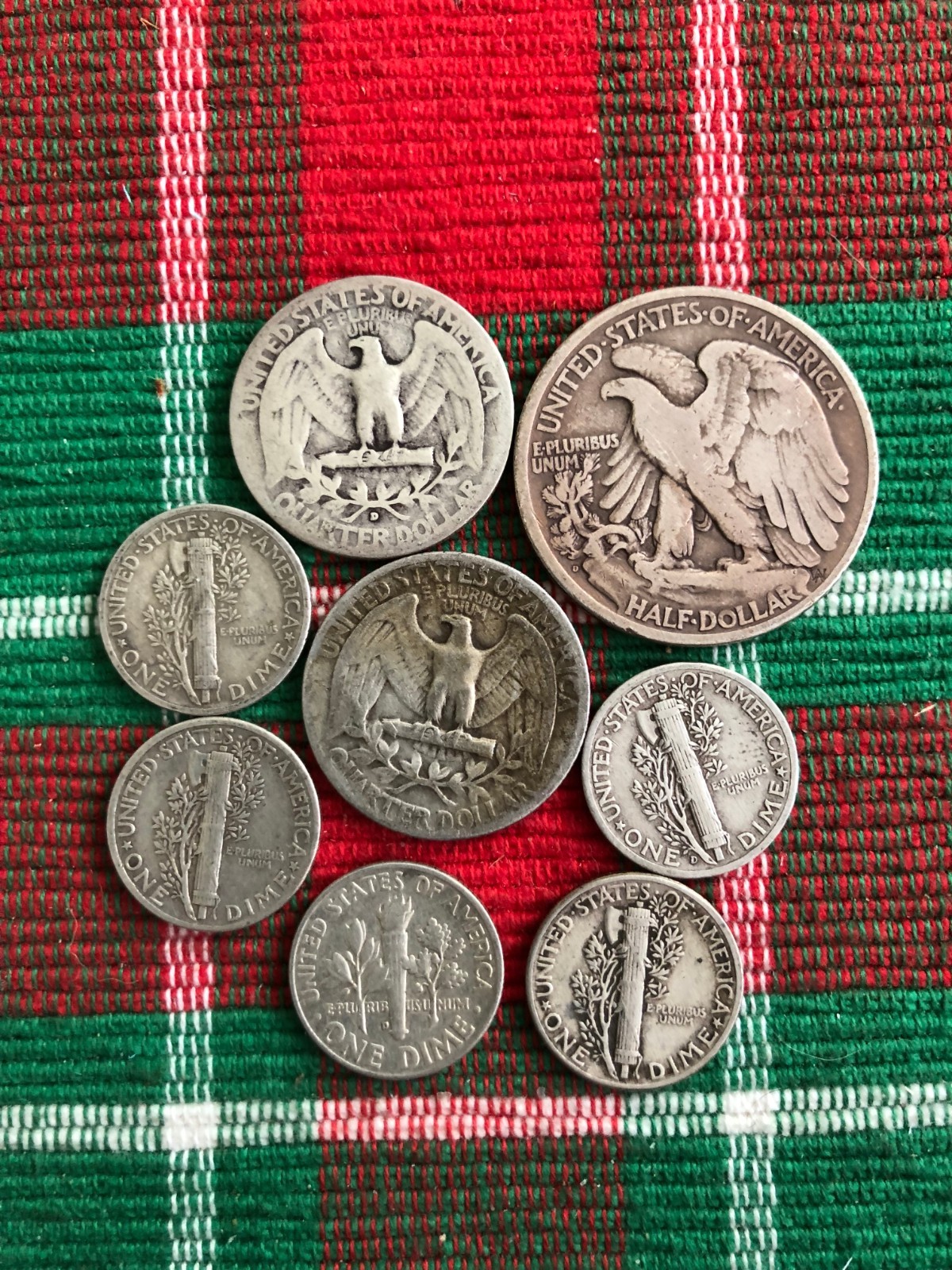 U.S. Silver Coins - Motherlode Mixed Lot #3 - $ 1.50 Face Value - Bargain LOOK!