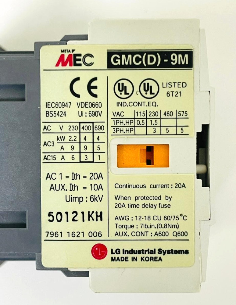 LG MEC GMC-9M Contactor