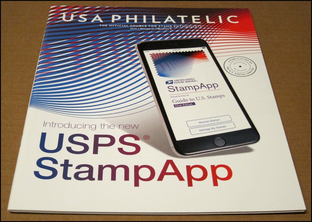 2016 USA Philatelic Stamp Catalog Volume 21 Q3 USPS StampApp Star Trek