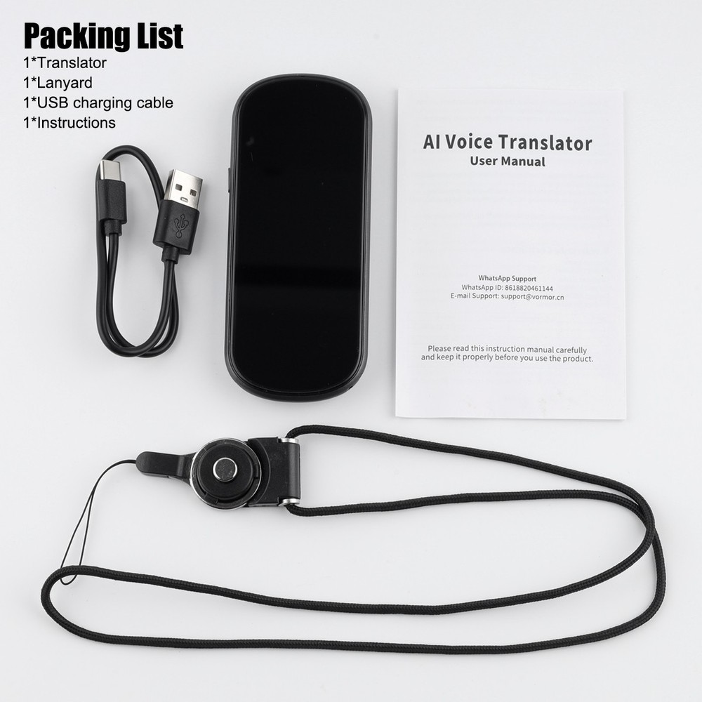 Portable Language Translator Device with 139 Languages Voice Translating