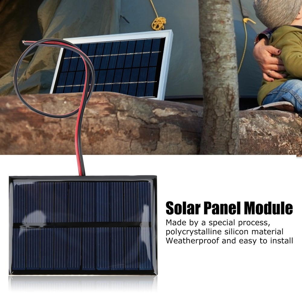 5pcs Polysilicon Solar Panel Module For Solar Landscape Lights Solar Phone Charg