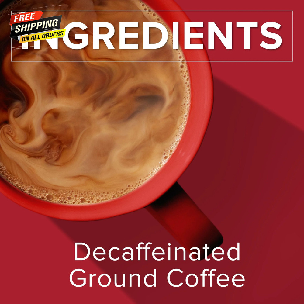 Classic Decaf Ground Coffee, Medium Roast, 25.9 Oz Canister