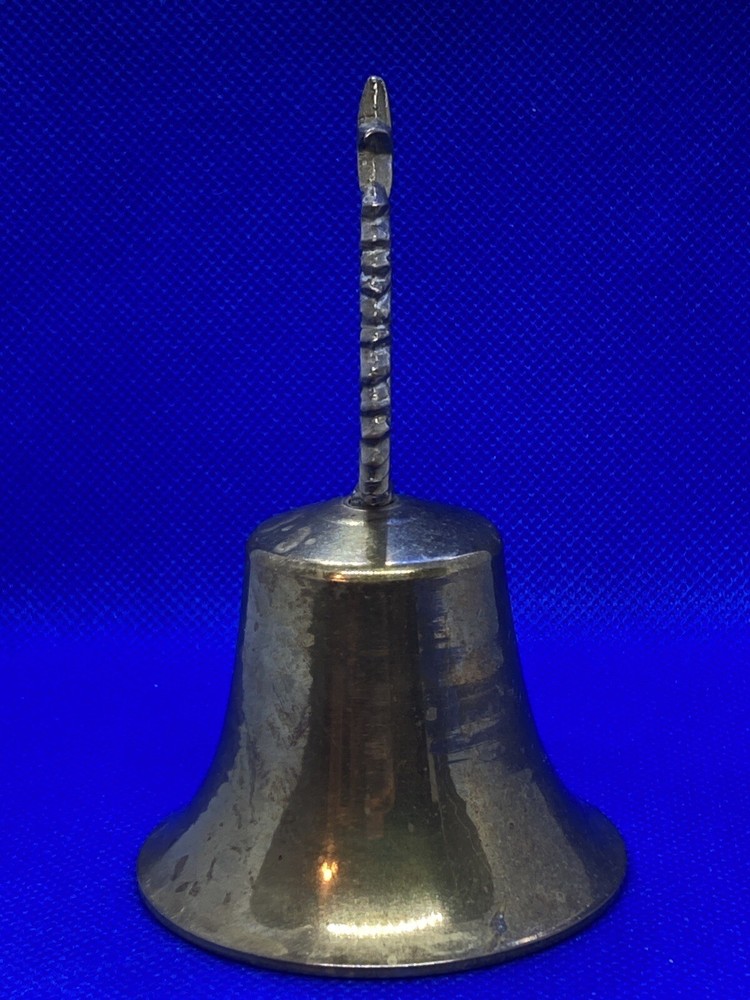 BRASS BELL HOLIDAY TREE HANDLE 4” tall