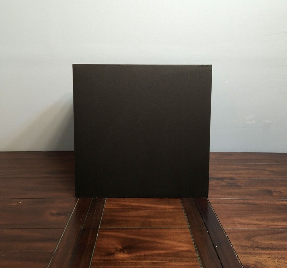 12" x 12" x 12" Black Display Posing Cube Pedestal Stand Riser Column Pillar