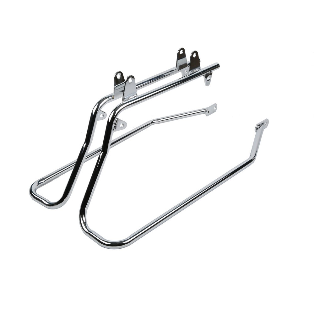 Saddlebag Saddle bag Conversion Brackets Set with Hardware For Harley Softail